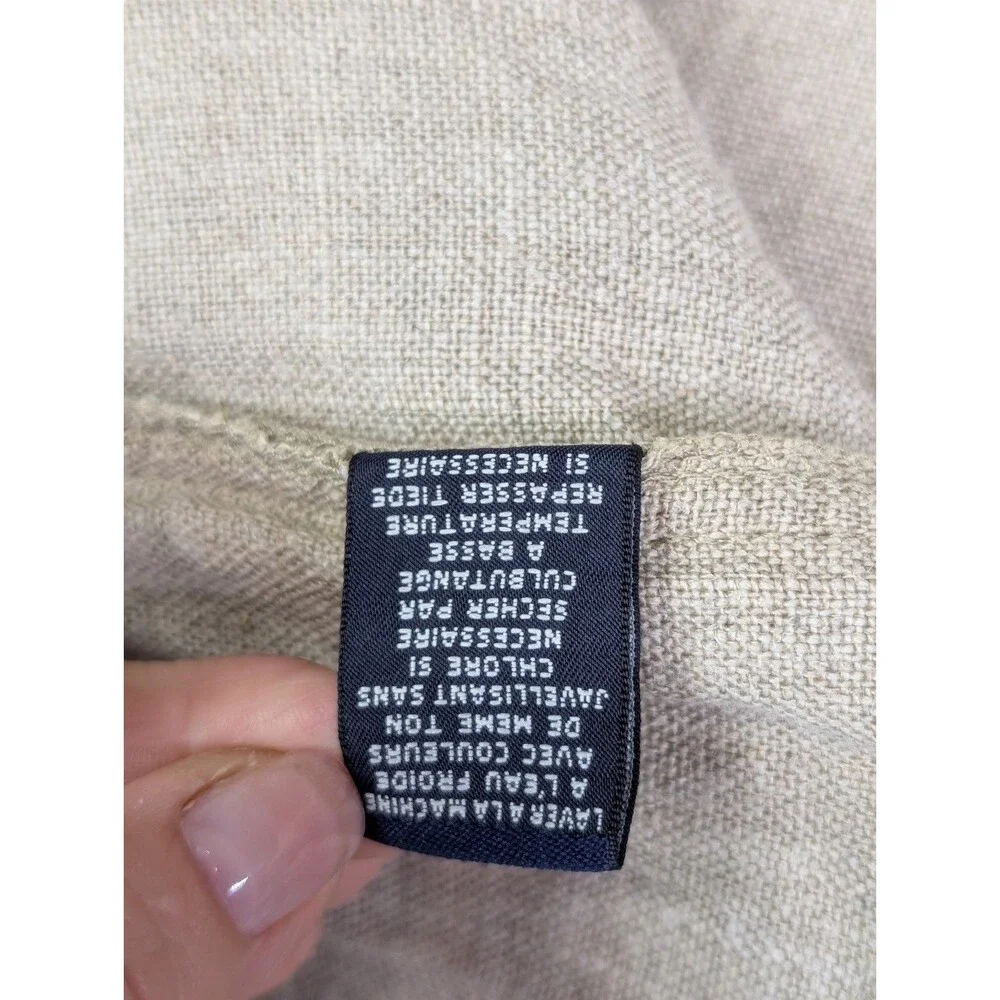 Daniel Cremieux Men’s Linen Khaki Cargo Shorts 36